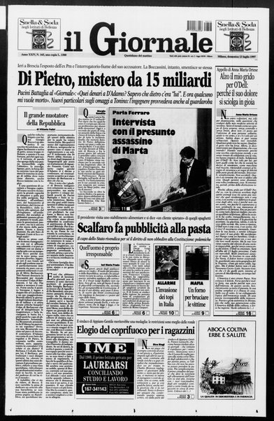 Il giornale : quotidiano del mattino